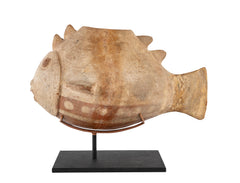 A Colima Shark Effigy Vessel