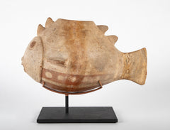 A Colima Shark Effigy Vessel