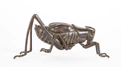 Mid 20th Century Japanese Bronze Grasshopper