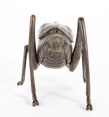 Mid 20th Century Japanese Bronze Grasshopper