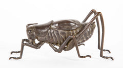 Mid 20th Century Japanese Bronze Grasshopper