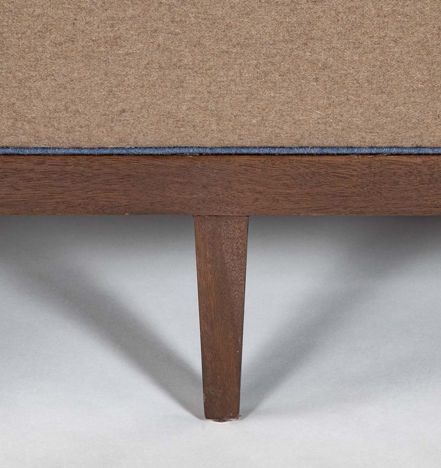 A Mid-Century Danish Three Seat Mahogany Sofa by Fritz Henningsen