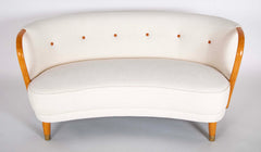 Handsome Danish Curved Sofa by Bramin, Denmark