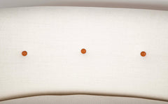 Handsome Danish Curved Sofa by Bramin, Denmark
