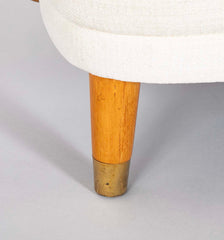 Handsome Danish Curved Sofa by Bramin, Denmark