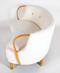 Handsome Danish Curved Sofa by Bramin, Denmark