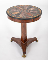 19th Century Regency Pietra Dura Specimen Table