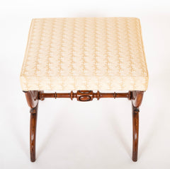 Early 19th Century French Empire Mahogany Stool