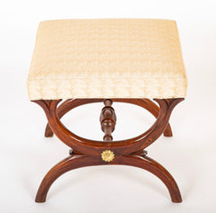 Early 19th Century French Empire Mahogany Stool