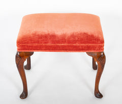 A Late 19th Century English Queen Anne Style Bench