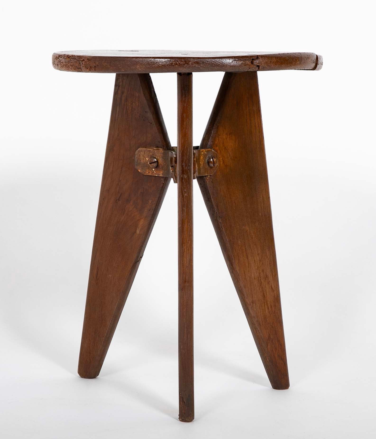 Jean Prouve Modernist Solvay Stool
