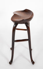 A 19th Century English Elm Stool with Formed Seat