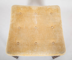 A 20th Century Faux Bamboo Wooden Legged Stool