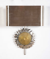 Pair of Mid-Century Maison Charles Sunflower Sconces