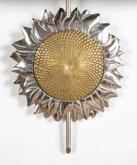 Pair of Mid-Century Maison Charles Sunflower Sconces