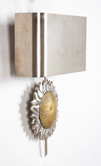 Pair of Mid-Century Maison Charles Sunflower Sconces