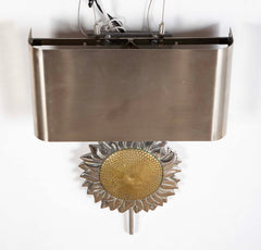Pair of Mid-Century Maison Charles Sunflower Sconces