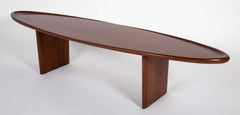T.H. Robsjohn-Gibbings for Widdicomb Model 3304 "Surfboard" Coffee Table in Mahogany