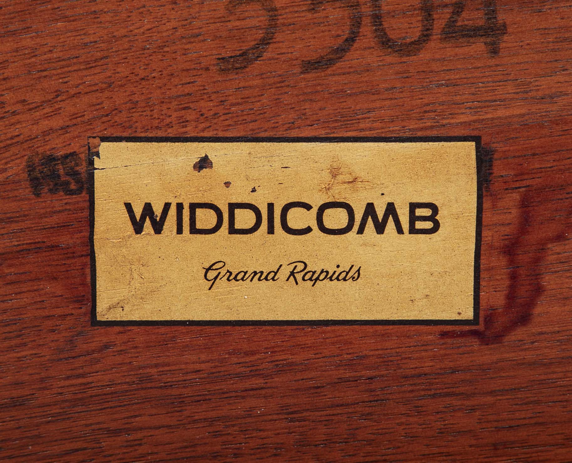 T.H. Robsjohn-Gibbings for Widdicomb Model 3304 "Surfboard" Coffee Table in Mahogany