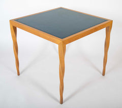 Johan Tapp Leather Top Games Table