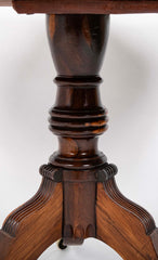 English George IV Cocus Wood Octagonal Vitrine Table