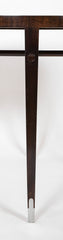 Tommi Parzinger Center Table with Saber Legs and Inlaid Top