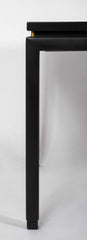 Michael Taylor Black Lacquer & Birch Dining Table for Baker