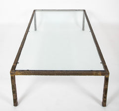 "Single Example" Louis Cane (b.1943) Bronze Low Table