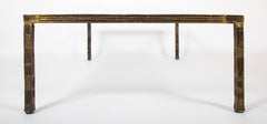 "Single Example" Louis Cane (b.1943) Bronze Low Table