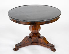 A 19th Century French Empire  Marble Top Center Table