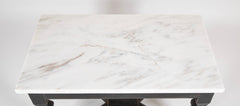Center Table with Painted Baroque Style Base & Later Marble Top
