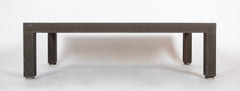 Patinated Aluminum & Slate Coffee Table  By Joseph Grusczak.