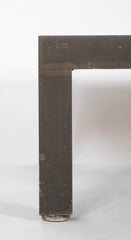 Patinated Aluminum & Slate Coffee Table  By Joseph Grusczak.