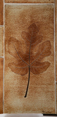 A Roger Capron Coffee Table in Stained Wood & Glazed Ceramic Tile