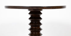 Charles Dudouyt Early 20th Century Turned Wood Side Table