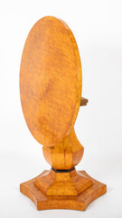 19th Century Northern European Biedermeier Table of Quilted Beech