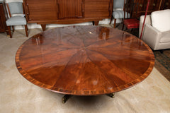 A Regency Style Jupe Dining Table in Mahogany