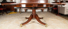 A Regency Style Jupe Dining Table in Mahogany