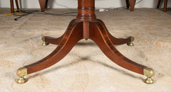 A Regency Style Jupe Dining Table in Mahogany