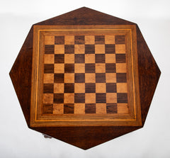 An Octagonal William IV Rosewood Games Table