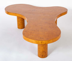 Burl Wood Biomorphic Table