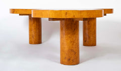 Burl Wood Biomorphic Table