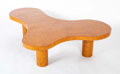 Burl Wood Biomorphic Table