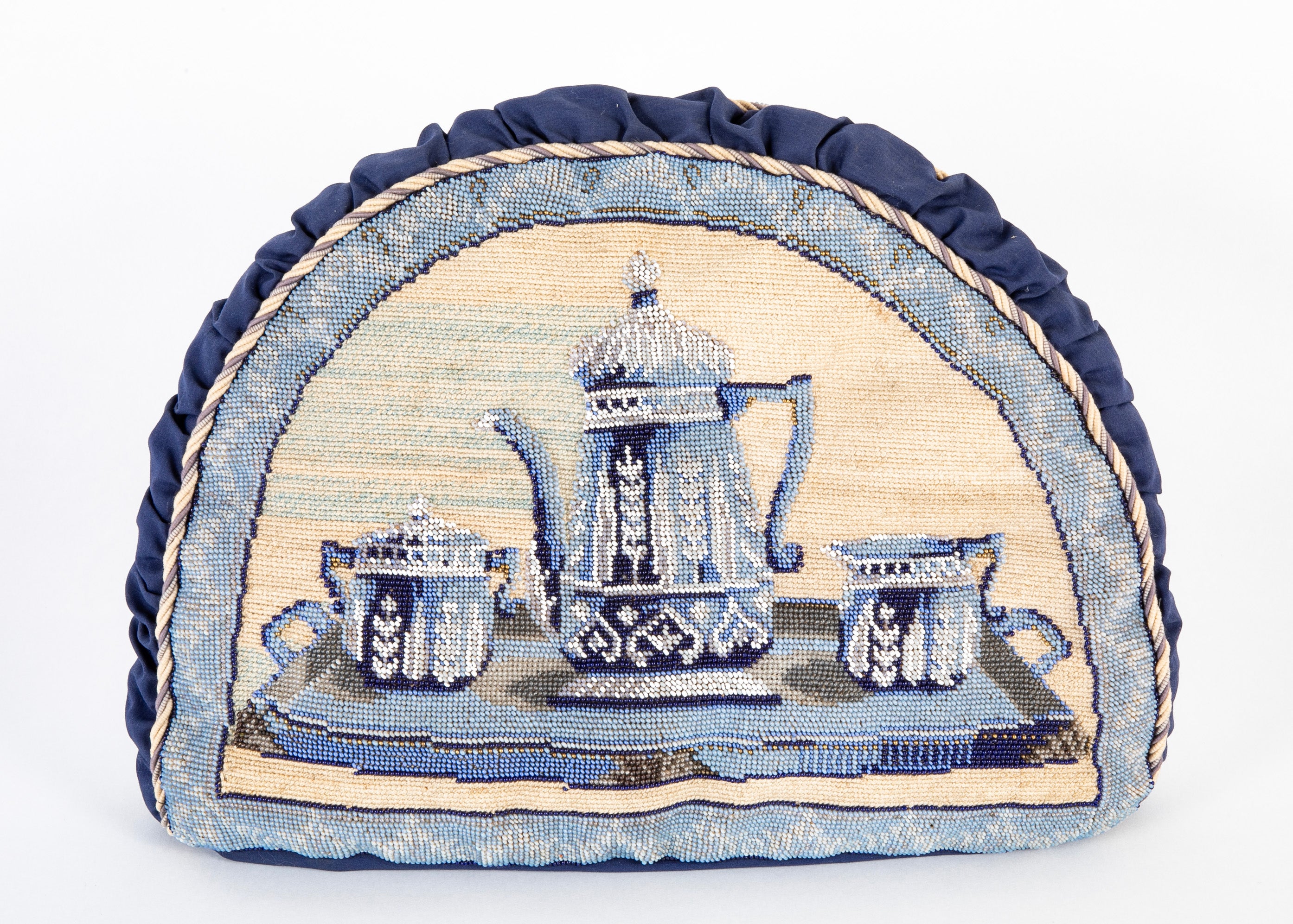 A Late 19th Century English Beadwork Tea Cozy