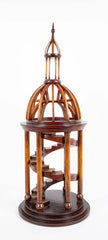 Pine Architectural Model of a Temple