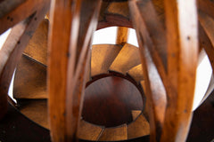 Pine Architectural Model of a Temple