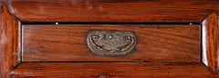 20th Century Korean Elmwood Cabinet with Iron Mountings