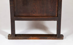 20th Century Korean Elmwood Cabinet with Iron Mountings