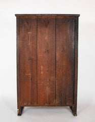 20th Century Korean Elmwood Cabinet with Iron Mountings