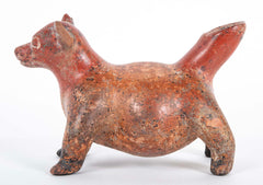 Red Terracotta Colima Dog